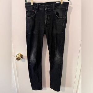 Rag & Bone Men’s Standard Issue Fit 2 Slim Leg Black Jeans Denim Size 32
